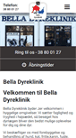 Mobile Screenshot of belladyreklinik.dk